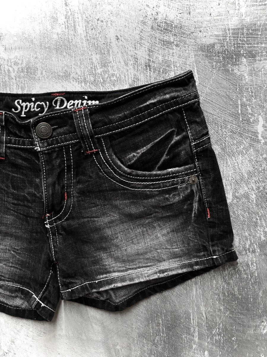 Union Denim Shorts - MIDNIGHT FAE