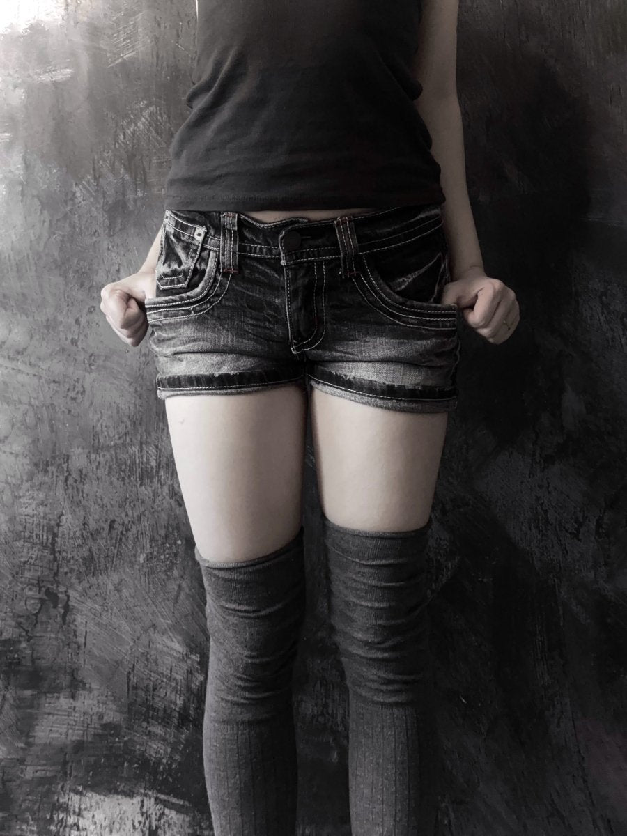Union Denim Shorts - MIDNIGHT FAE