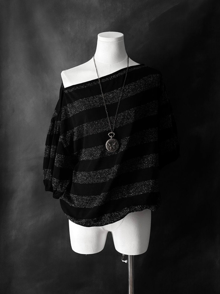 Unquiet Slouchy Top - MIDNIGHT FAE