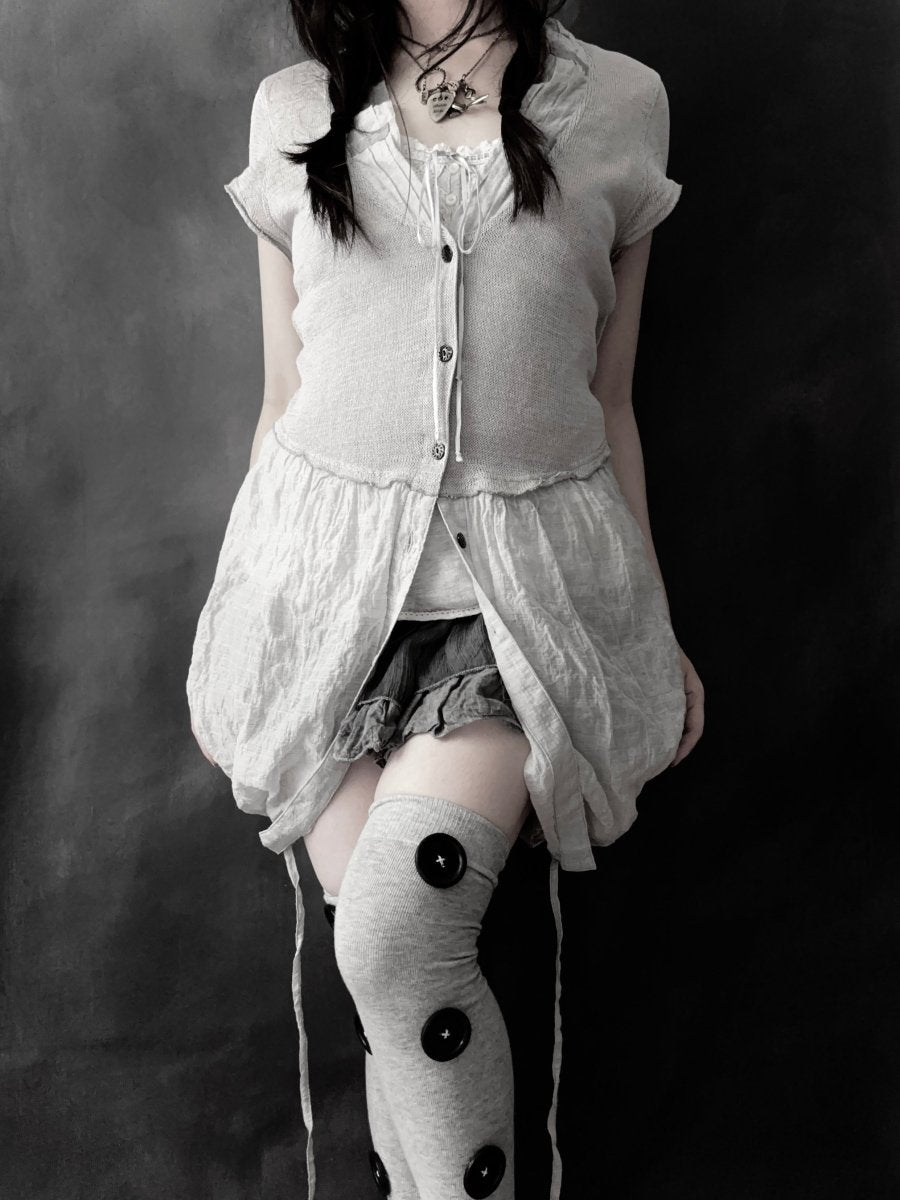 Utopia Linen Tunic - MIDNIGHT FAE