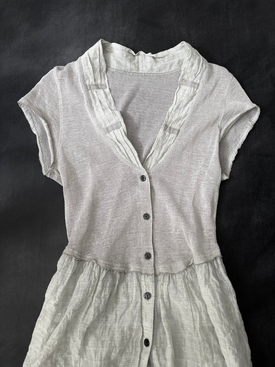 Utopia Linen Tunic - MIDNIGHT FAE