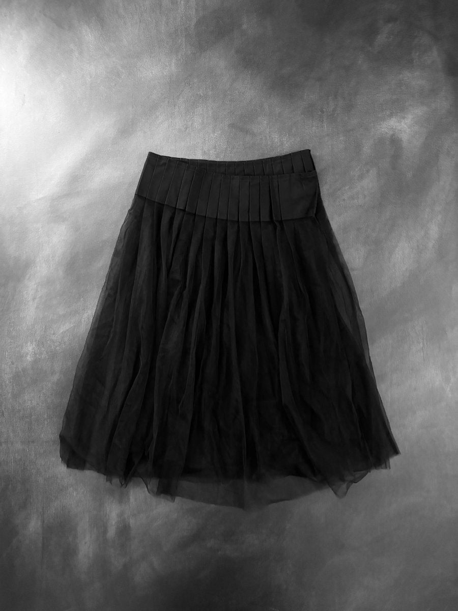 Veil Sheer Skirt - MIDNIGHT FAE