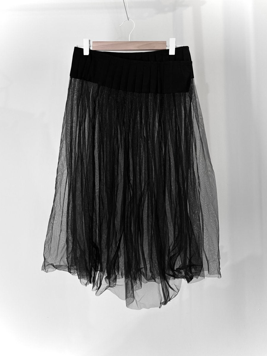 Veil Sheer Skirt - MIDNIGHT FAE