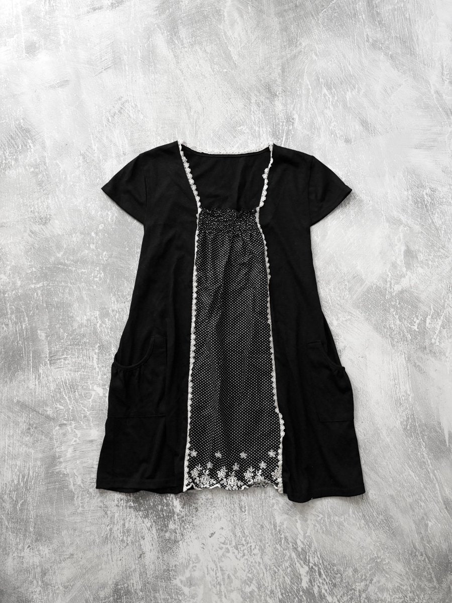Vermilion Tunic Dress - MIDNIGHT FAE