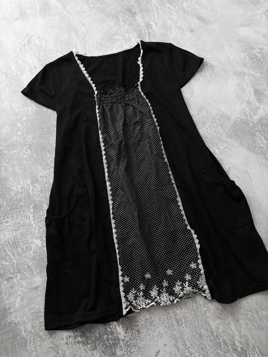 Vermilion Tunic Dress - MIDNIGHT FAE