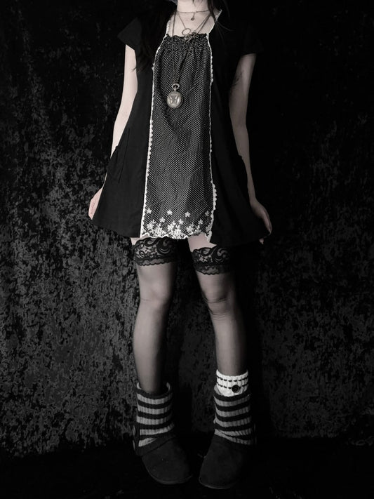 Vermilion Tunic Dress - MIDNIGHT FAE