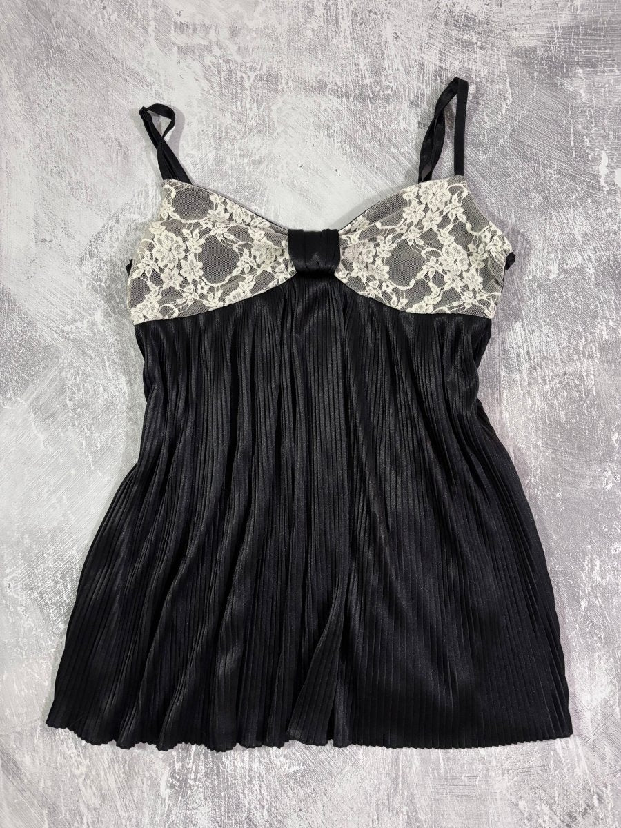 Vigny Pleated Cami - MIDNIGHT FAE