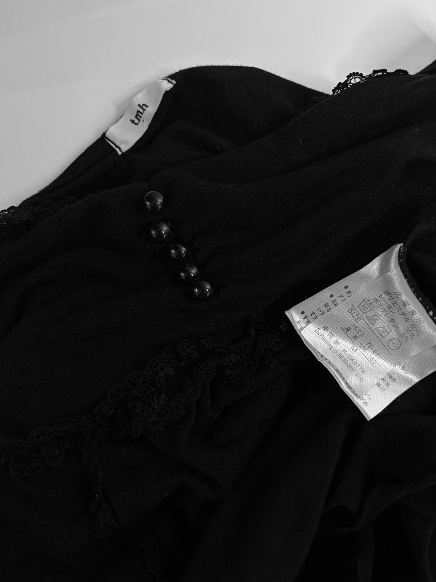 Viola Babydoll Blouse - MIDNIGHT FAE
