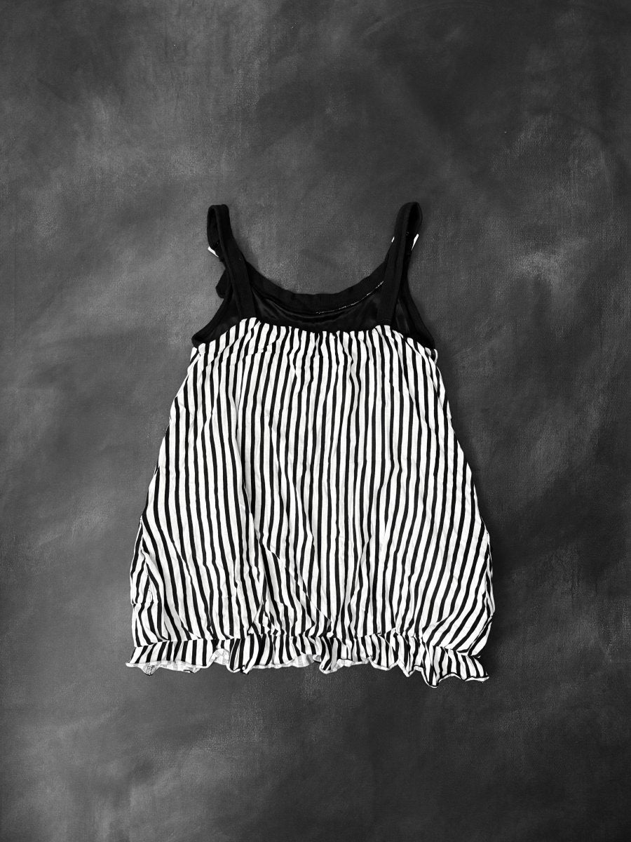 Volta Striped Dress - MIDNIGHT FAE