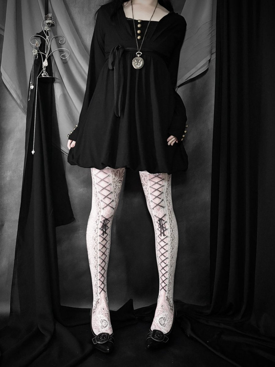 Voudrais Babydoll Dress - MIDNIGHT FAE
