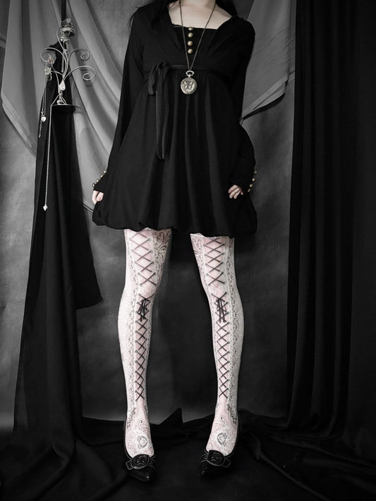 Voudrais Babydoll Dress - MIDNIGHT FAE