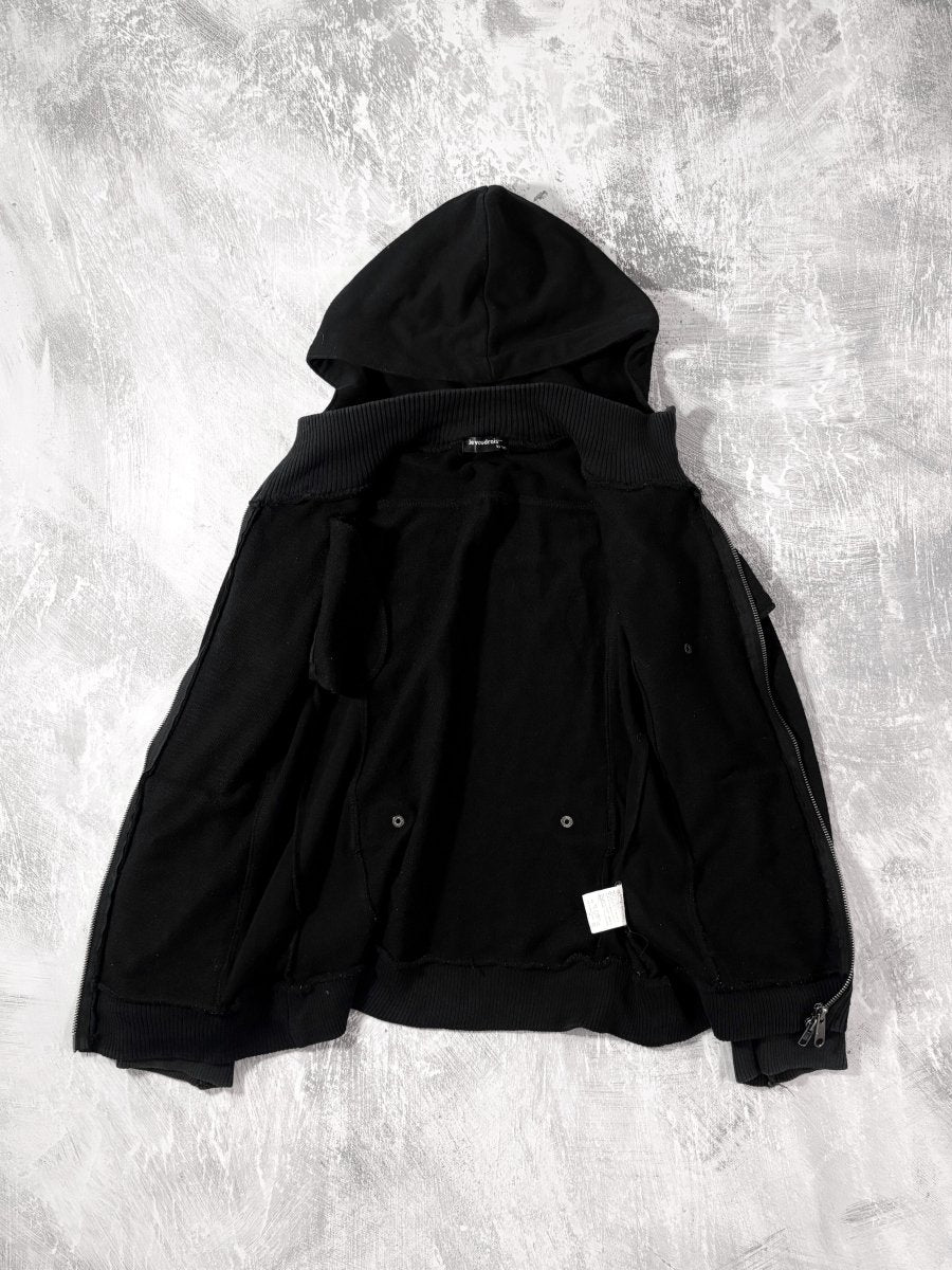 Voudrais Black Zip Jacket - MIDNIGHT FAE