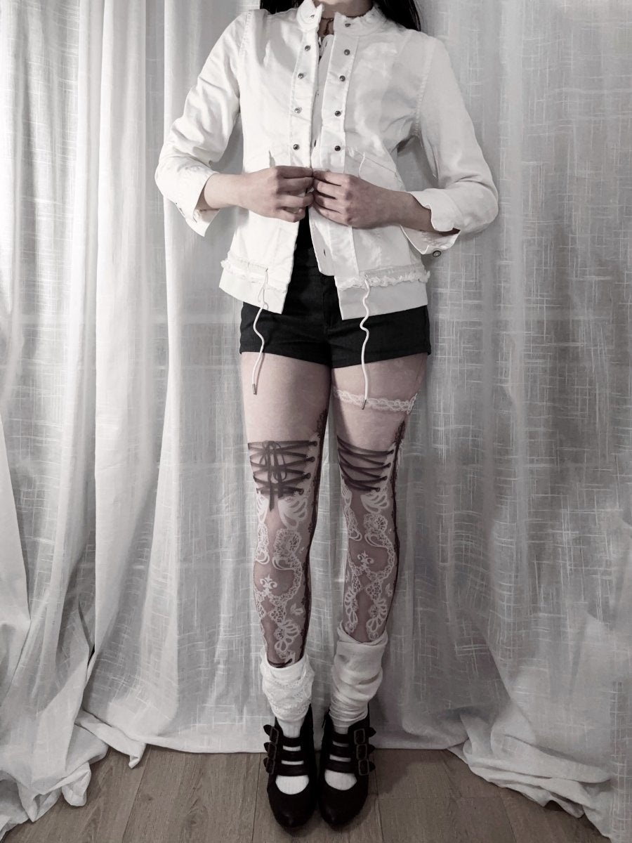 Ward Ivory Jacket - MIDNIGHT FAE