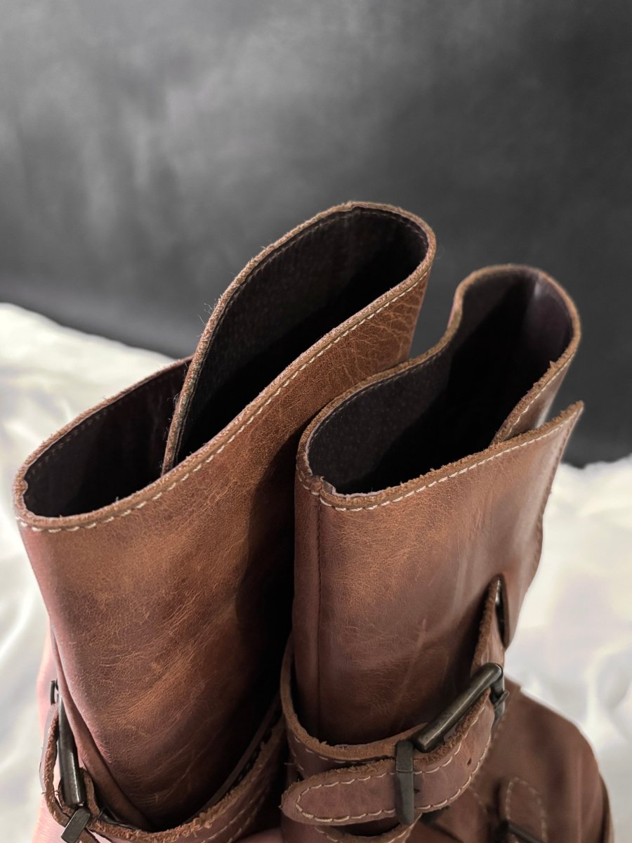 Wayfarer Buckle Boots - MIDNIGHT FAE