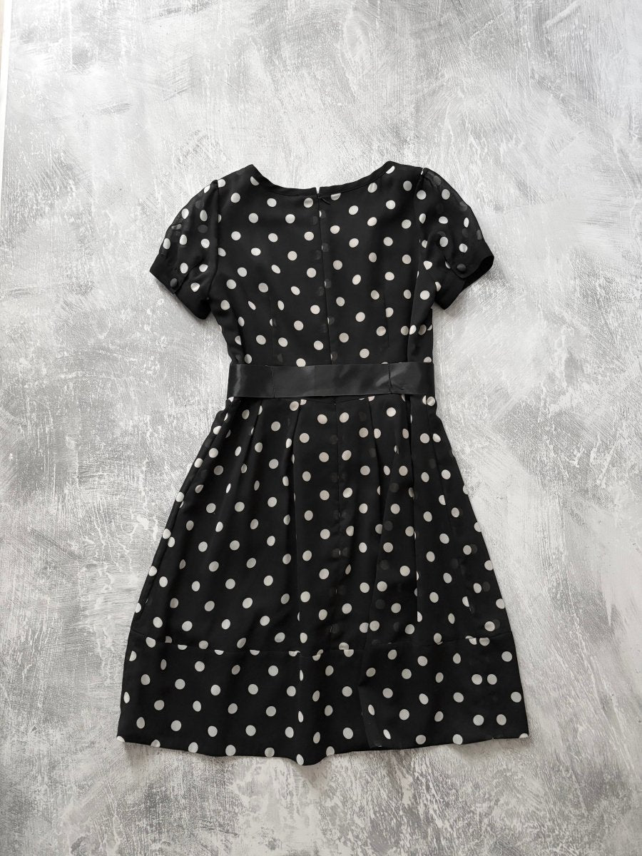 Wildflower Polkadot Dress - MIDNIGHT FAE
