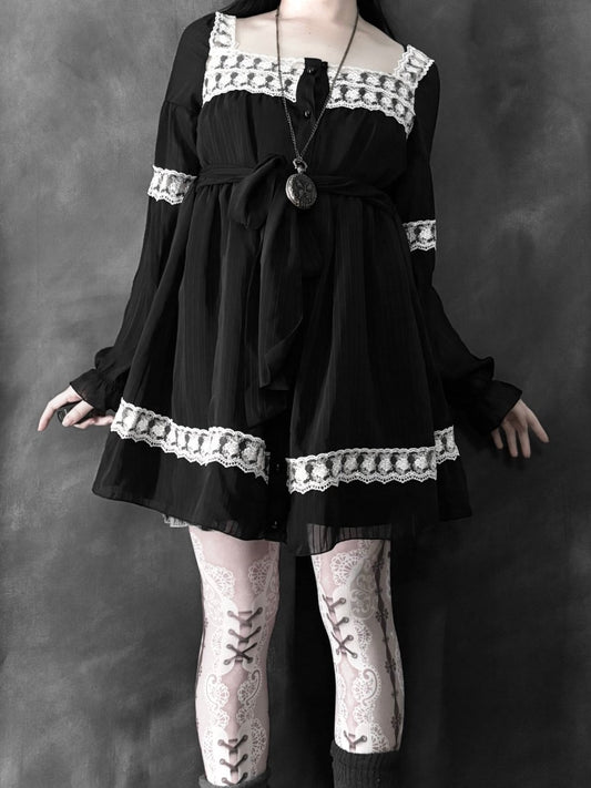 Wisp Babydoll Dress (BNWT) - MIDNIGHT FAE