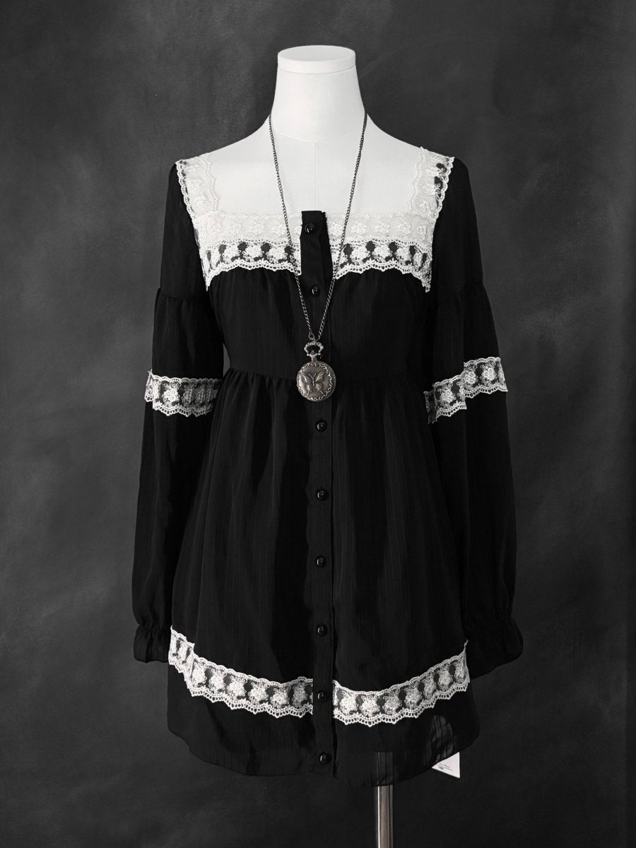 Wisp Babydoll Dress (BNWT) - MIDNIGHT FAE