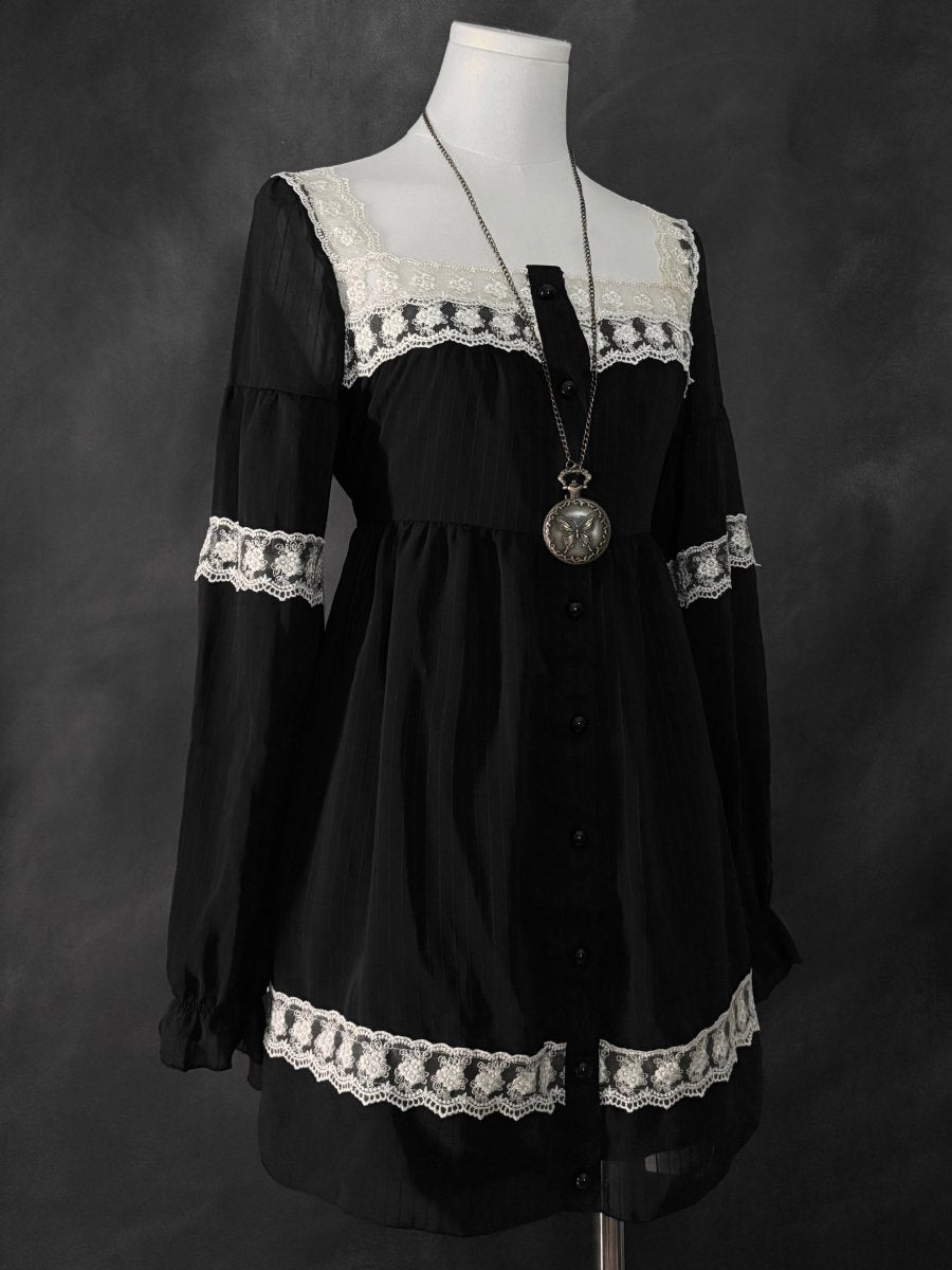 Wisp Babydoll Dress (BNWT) - MIDNIGHT FAE
