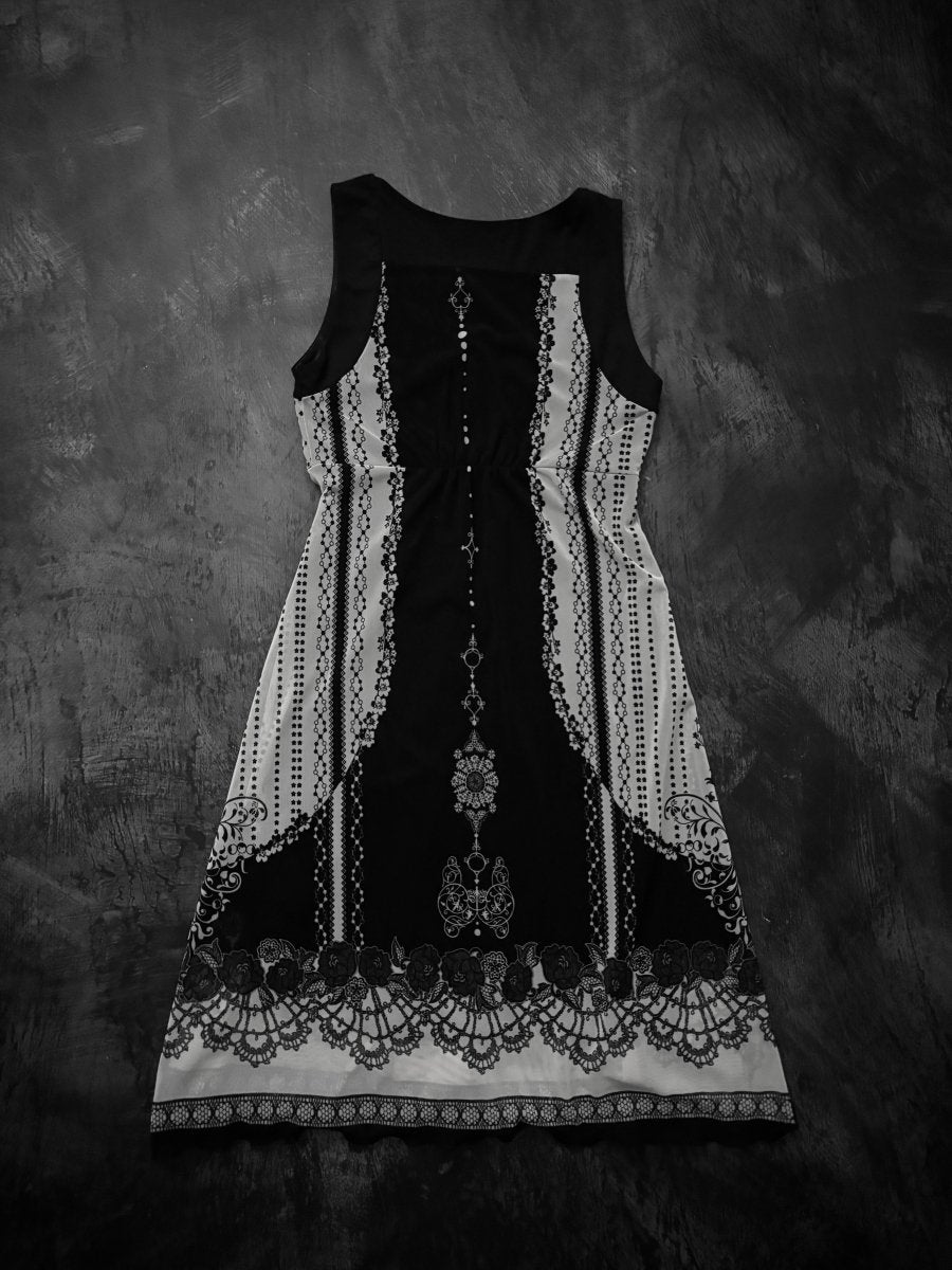 Wisteria Midi Dress - MIDNIGHT FAE