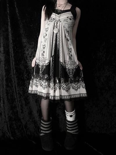 Wisteria Midi Dress - MIDNIGHT FAE