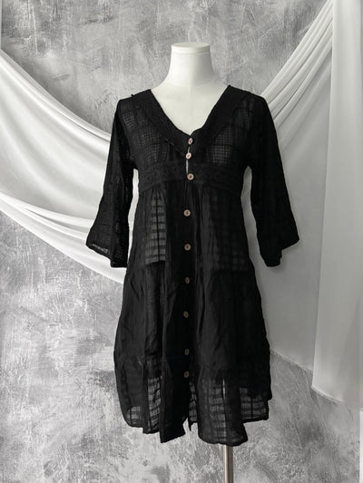 Wraith Cotton Dress (BNWT) - MIDNIGHT FAE