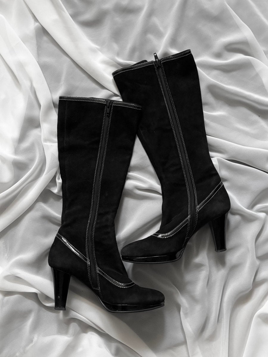 Zago Button Boots - MIDNIGHT FAE